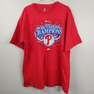 Majestic Philadelphia Phillies 2008 World Series Champs Confetti SS Tee XL
